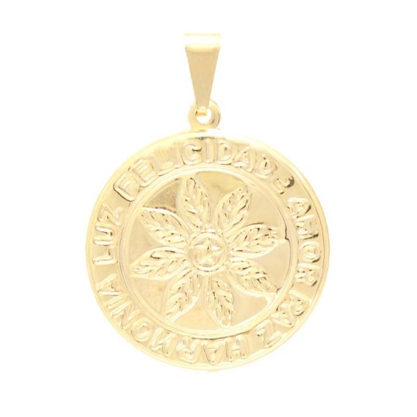 Imagem de Pingente medalha flor - 0205272