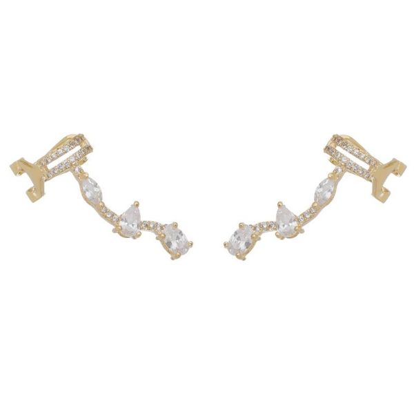 Imagem de Brinco ear cuff pedras zircônia - 0521230