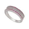 Imagem de Anel flor com pedras strass - 0106000