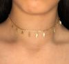 Imagem de Corrente choker com folha - 0305736