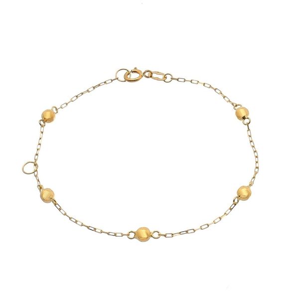 Imagem de Pulseira Ouro 18k bolinhas - 1600005