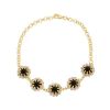 Imagem de Pulseira flor com pedra strass - 0403720