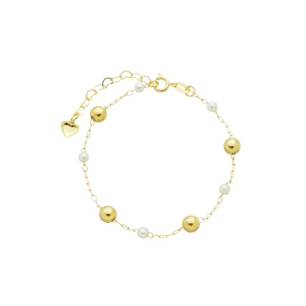 Imagem de Pulseira cartier com bolas e pérolas - 0405799 -