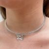 Imagem de Corrente choker zircônia e borboleta - 0306267 