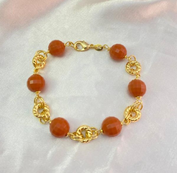 Imagem de Pulseira pedra laranja - 0402662