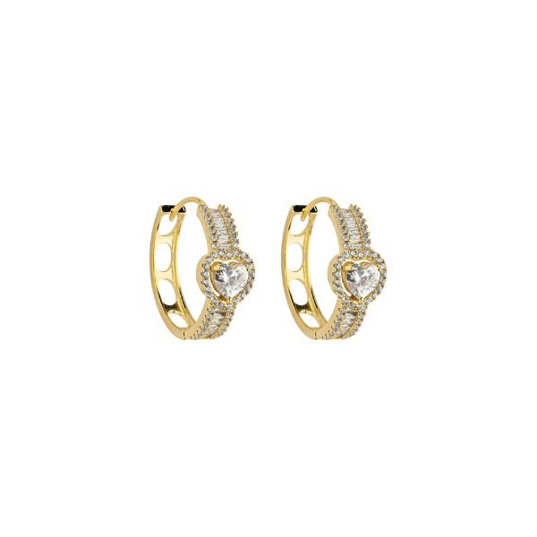 Imagem de Brinco argola zircônia - 0528099