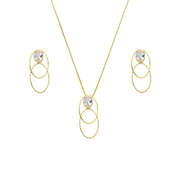 Imagem de Conjunto oval zircônia - 1101395
