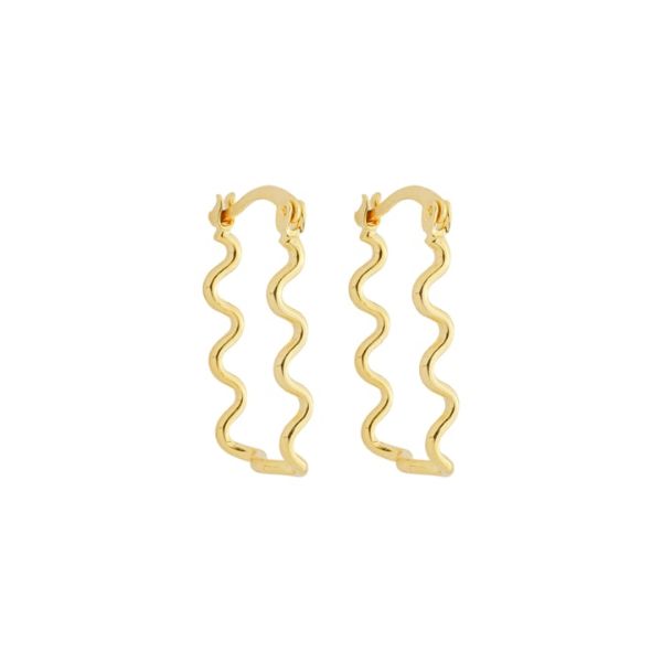Imagem de Brinco argola retangular  - 0526356