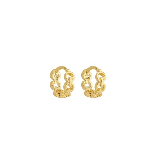 Imagem de Brinco argola click trabalhada - 0526148