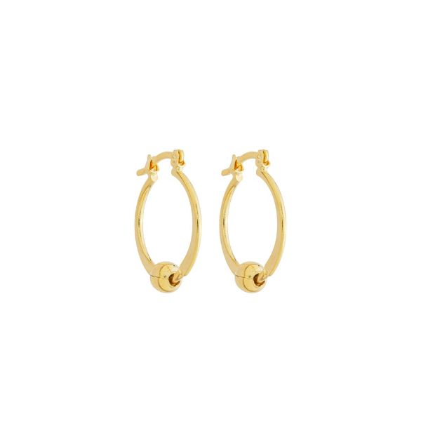 Imagem de Brinco argola com bola lisa - 0527763