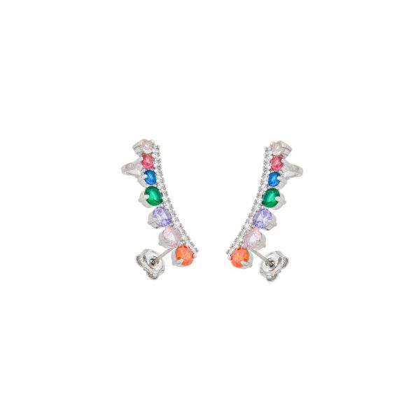 Imagem de Brinco ear cuff pedra zircônia - 0525955 - Cores
