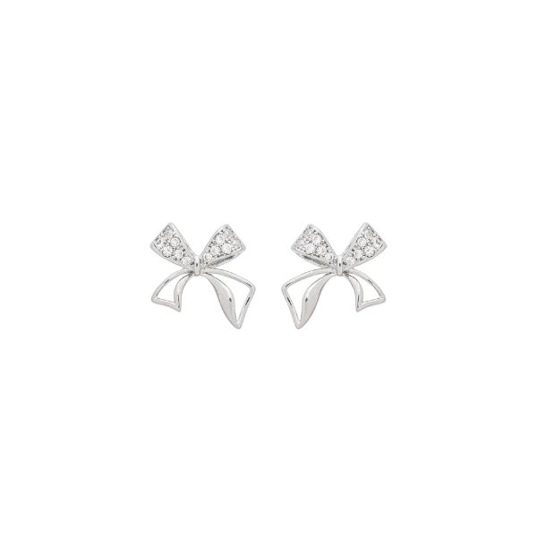 Imagem de Brinco laço zircônia  - 0527644