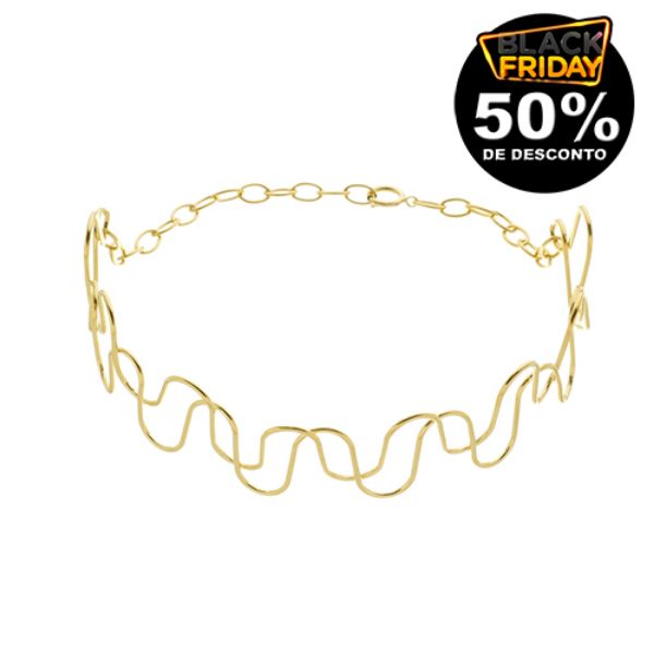 Imagem de Corrente choker fio entrelaçado - 0306648 -